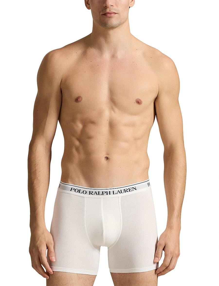 Polo Ralph Lauren - BCI COTTON/ELASTANE-3PK-BXB - multipack underpants - 3pk crs nvy/white - 3