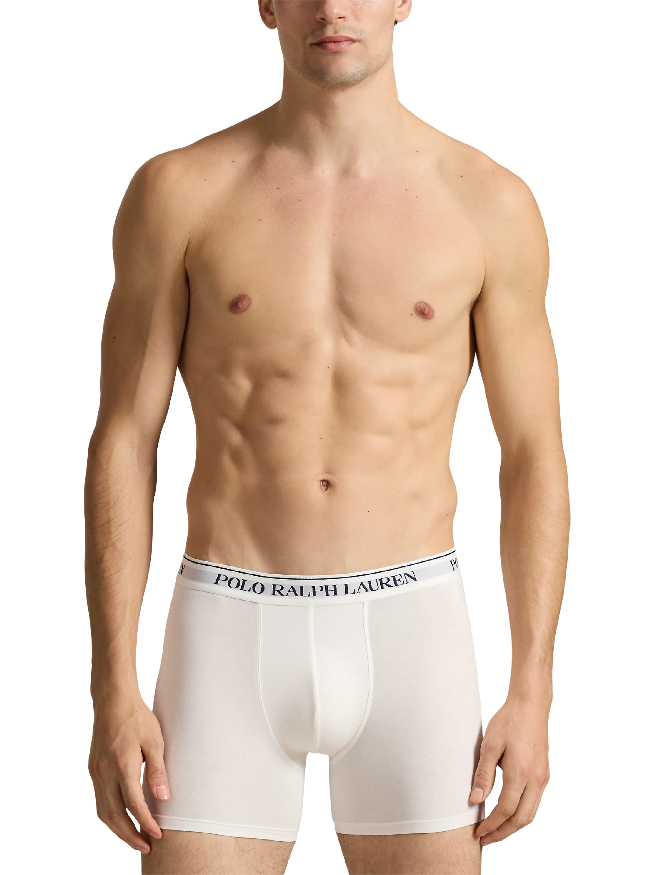 Polo Ralph Lauren - BCI COTTON/ELASTANE-3PK-BXB - boxerkalsonger - 3pk crs nvy/white - 4