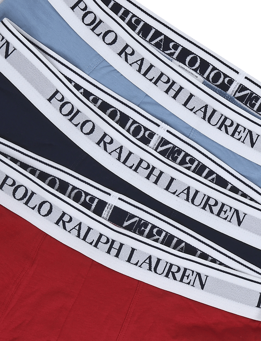 Polo Ralph Lauren - BCI COTTON/ELASTANE-3PK-BXB - multipack underpants - 3pk np nvy/chili - 2