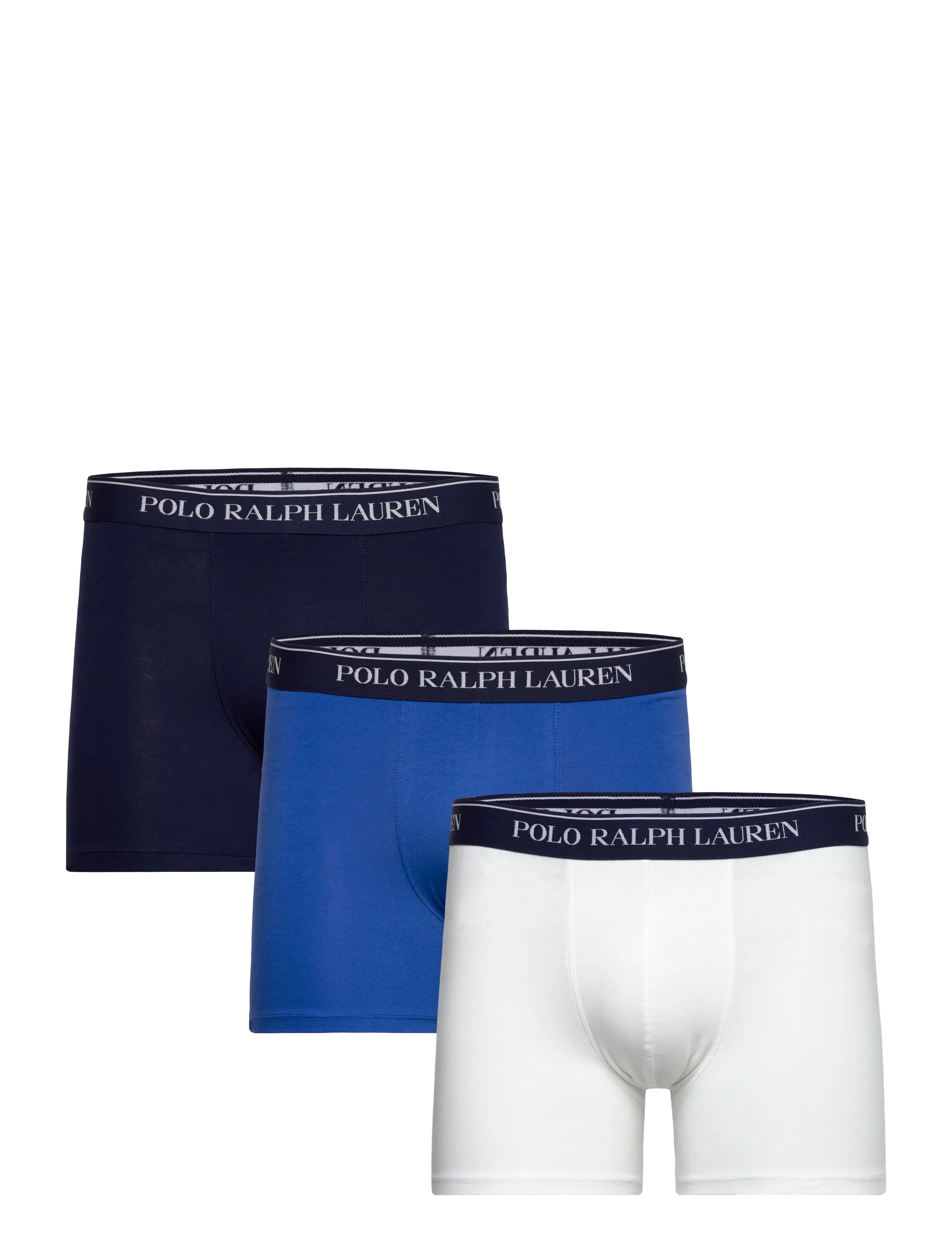 Polo Ralph Lauren Stretch Cotton Boxer Brief 3-Pack - Multipack-Unterwäsche - 3PK NVY/PAPR WHT / multi