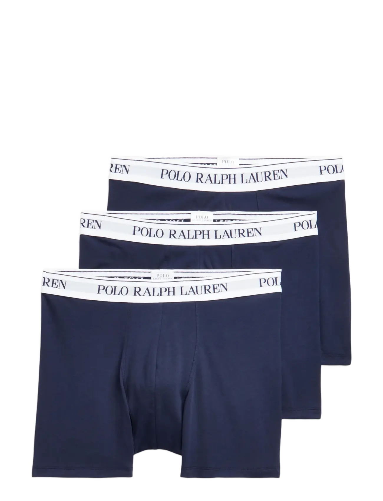 Polo Ralph Lauren Stretch Cotton Boxer Brief 3-Pack - Underbukser - 3PK NVY WHT/NVY W / navy