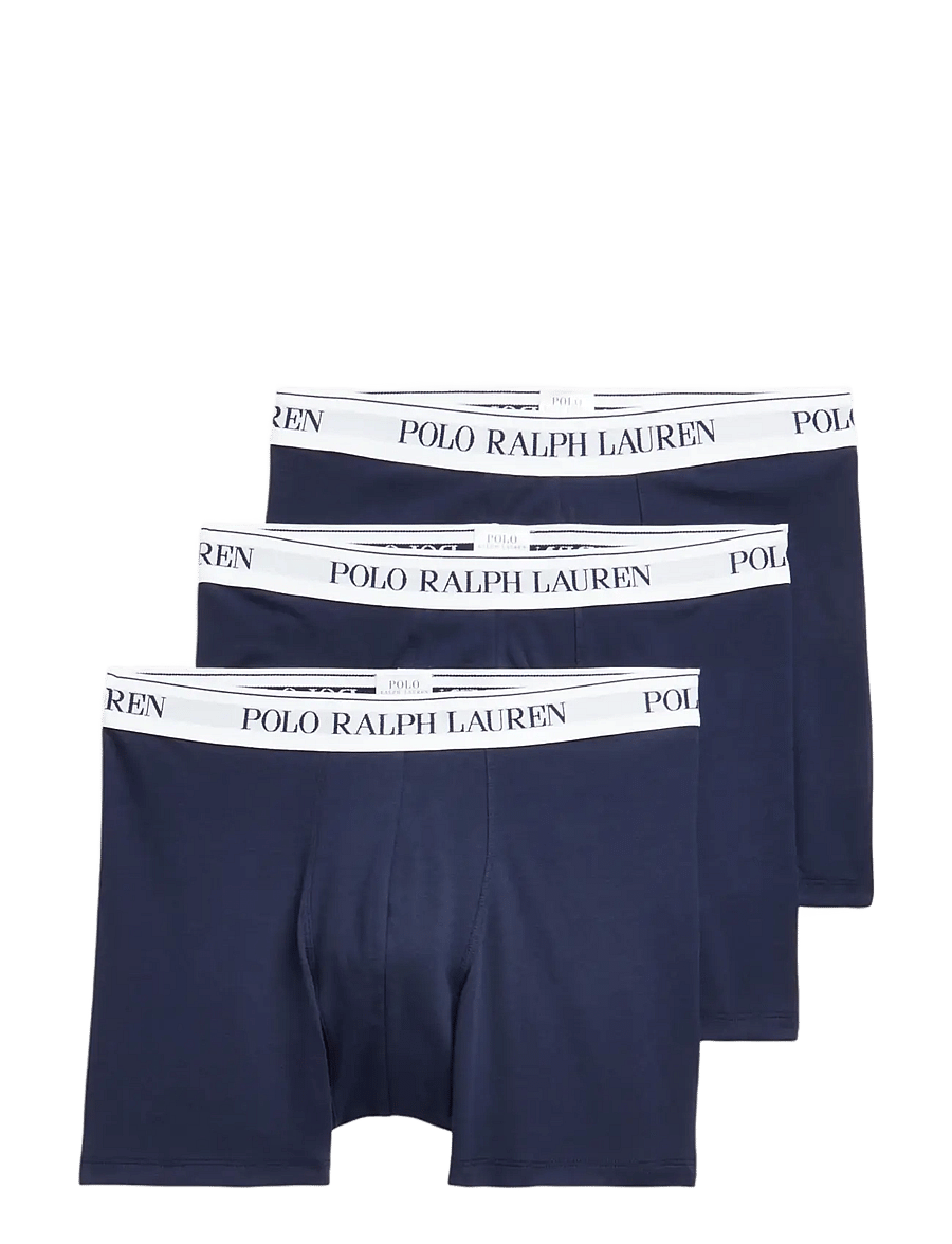 Polo Ralph Lauren - BCI COTTON/ELASTANE-3PK-BXB - multipack underpants - 3pk nvy wht/nvy w - 1