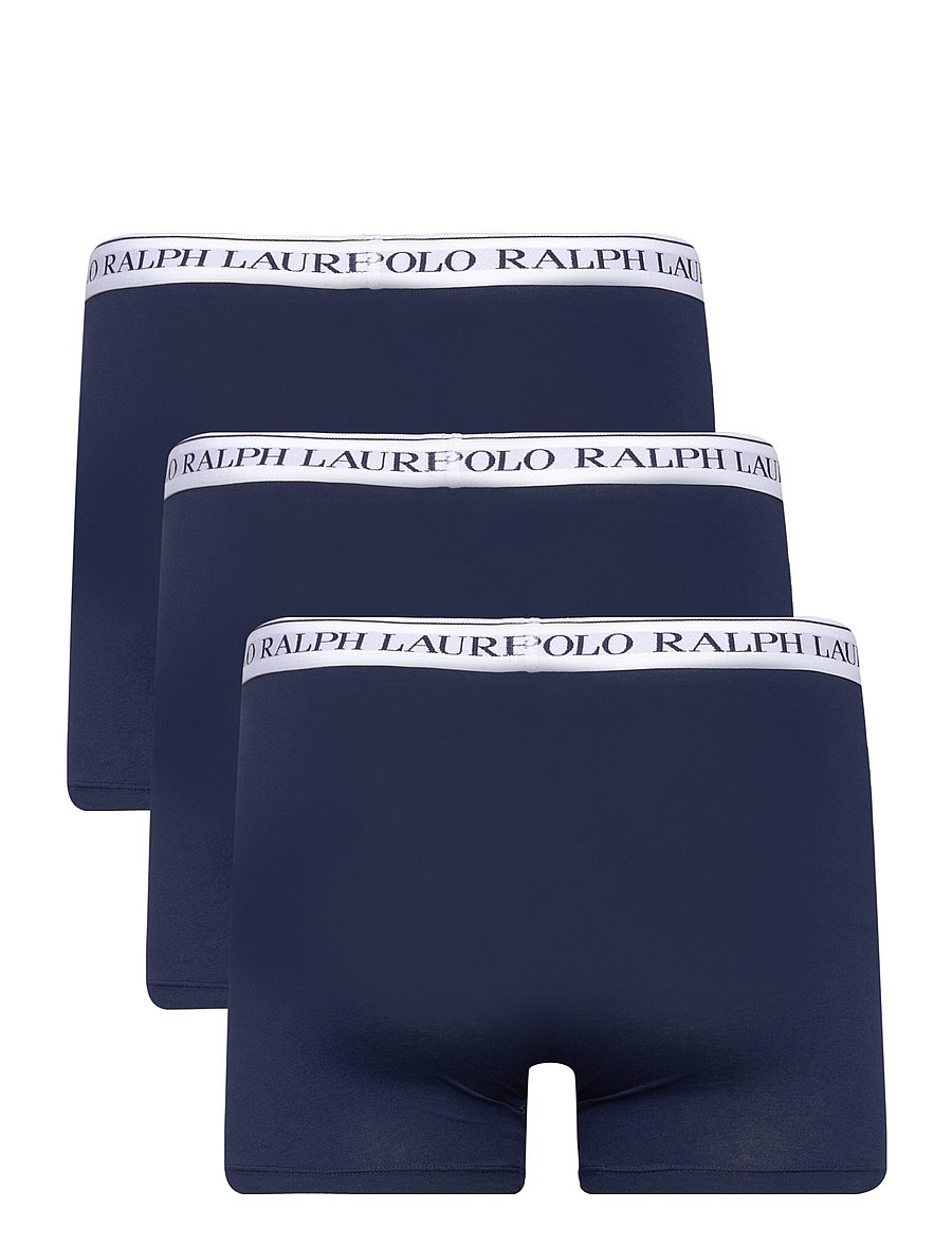 Polo Ralph Lauren - BCI COTTON/ELASTANE-3PK-BXB - multipack underpants - 3pk nvy wht/nvy w - 4