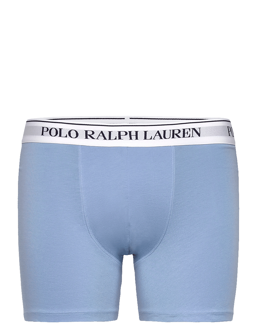 Polo Ralph Lauren - BCI COTTON/ELASTANE-3PK-BXB - multipakk aluspüksid - 3pk wht/chmbry bl - 2