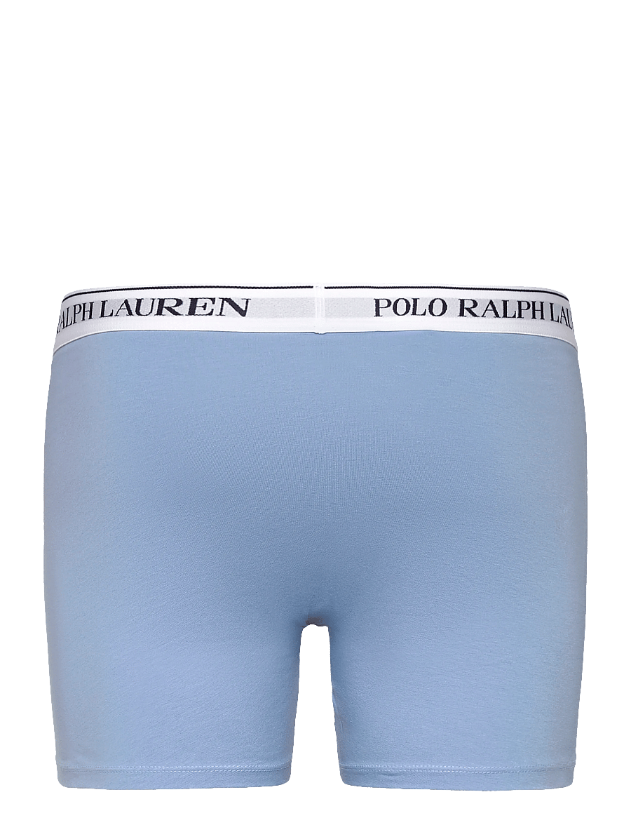 Polo Ralph Lauren - BCI COTTON/ELASTANE-3PK-BXB - multipakk aluspüksid - 3pk wht/chmbry bl - 3