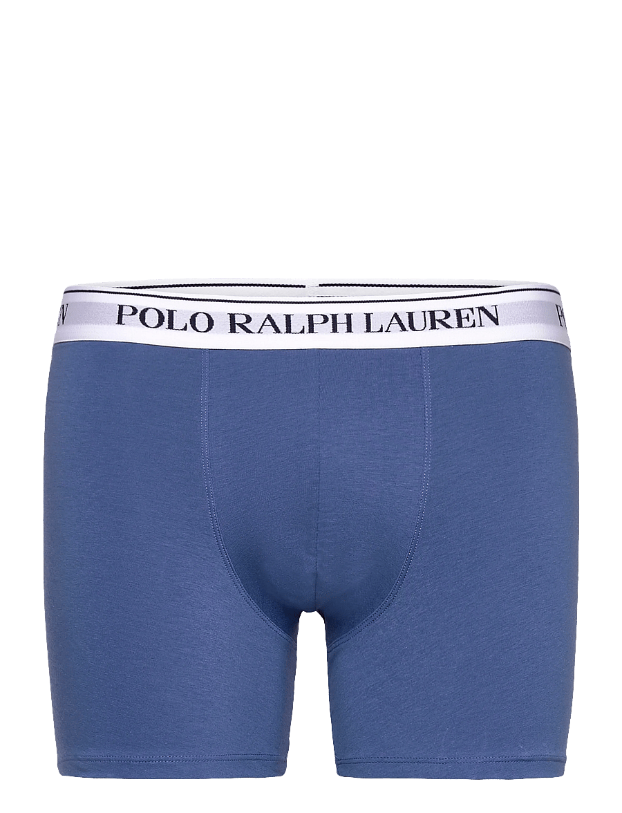 Polo Ralph Lauren - BCI COTTON/ELASTANE-3PK-BXB - multipakk aluspüksid - 3pk wht/chmbry bl - 4
