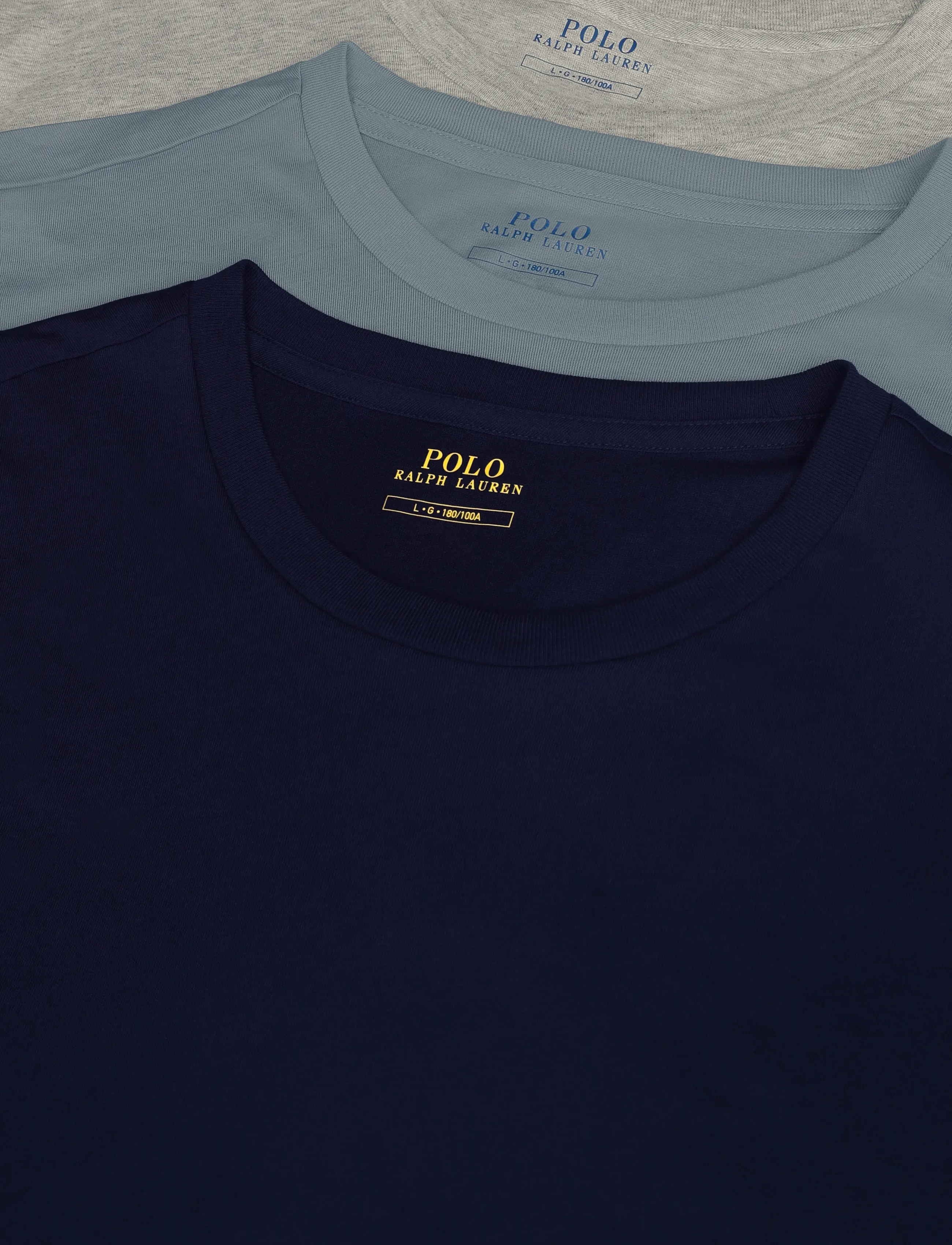 Polo Ralph Lauren - Slim Crewneck 3-Pack - multipack t-shirts - 3pk and heath/cl - 2