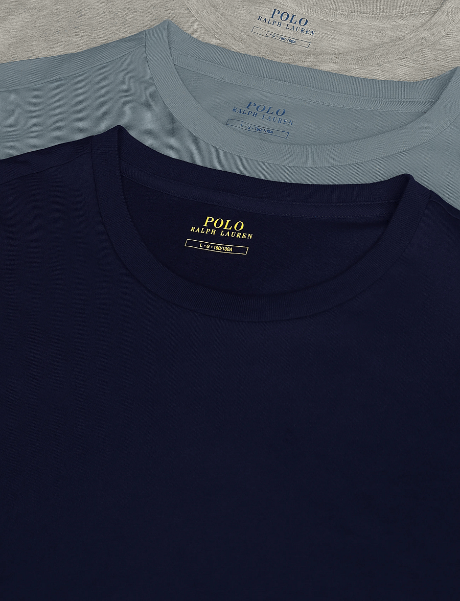 Polo Ralph Lauren - Slim Crewneck 3-Pack - multipack t-shirts - 3pk and heath/cl - 2