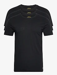 Polo Ralph Lauren Underwear - Slim Crewneck 3-Pack - multipack t-shirts - 3pk black/black/b - 0