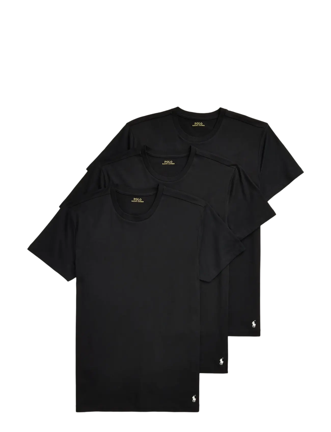 Polo Ralph Lauren Slim Crewneck 3-Pack - T-särgid - 3PK BLACK/BLACK/B / black