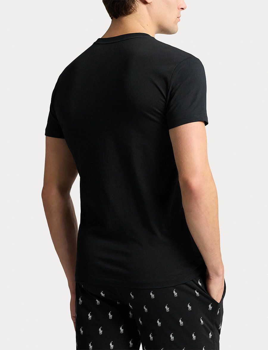 Polo Ralph Lauren - Slim Crewneck 3-Pack - lot de plusieurs t-shirts - 3pk black/black/b - 2