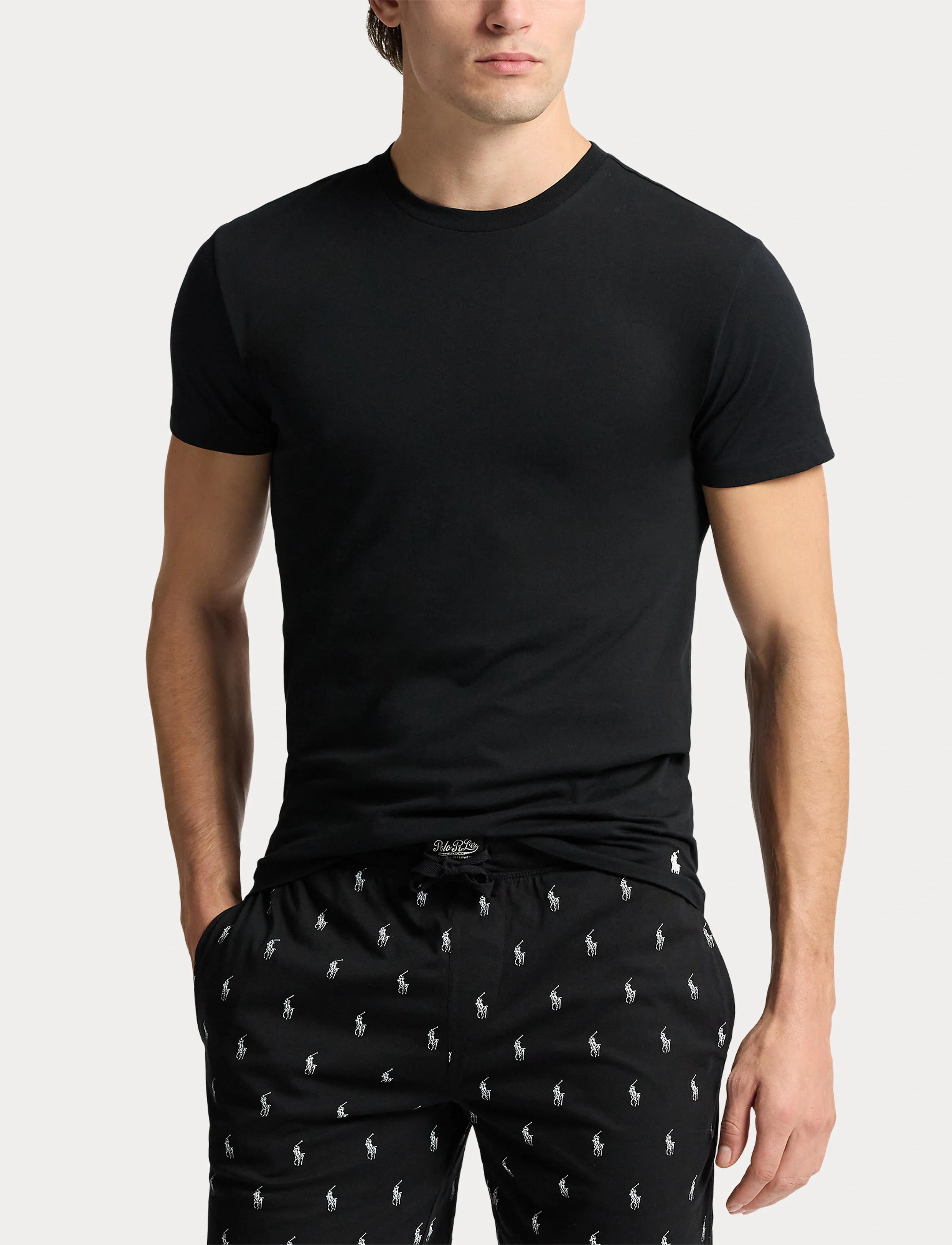 Polo Ralph Lauren - Slim Crewneck 3-Pack - multipack t-shirts - 3pk black/black/b - 3