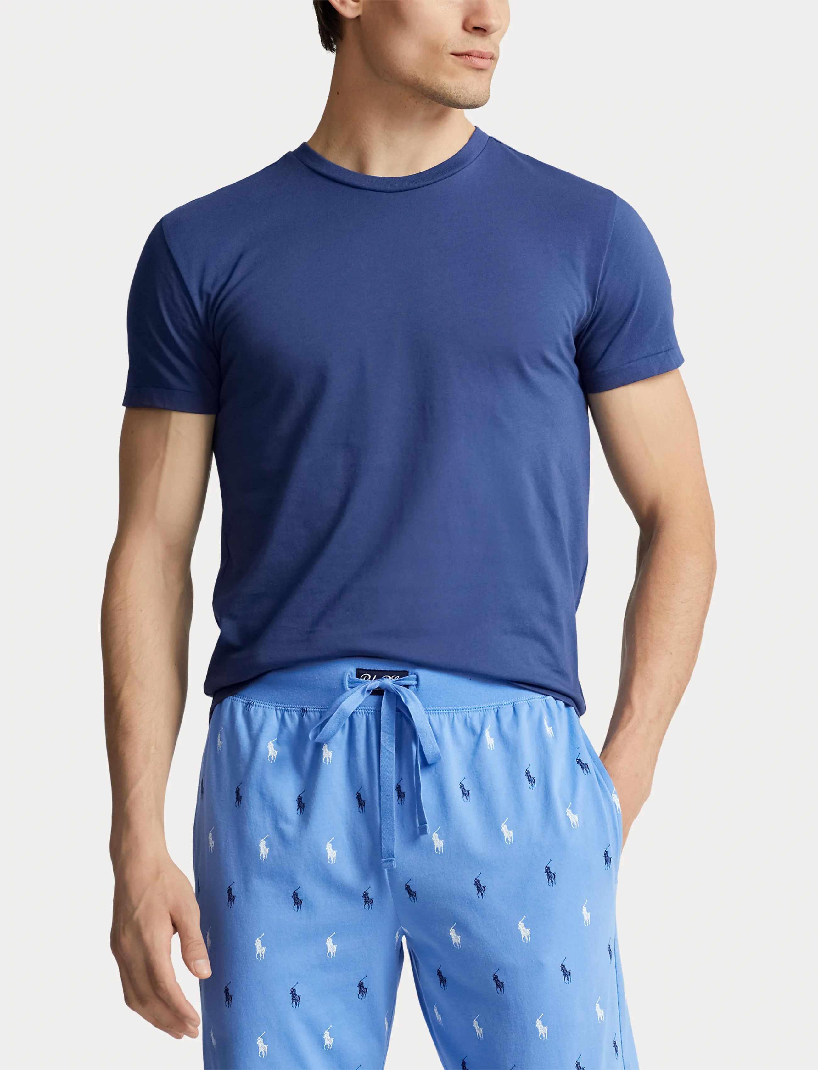 Polo Ralph Lauren - Slim Crewneck 3-Pack - nátttoppur - 3pk crs navy/lt n - 3