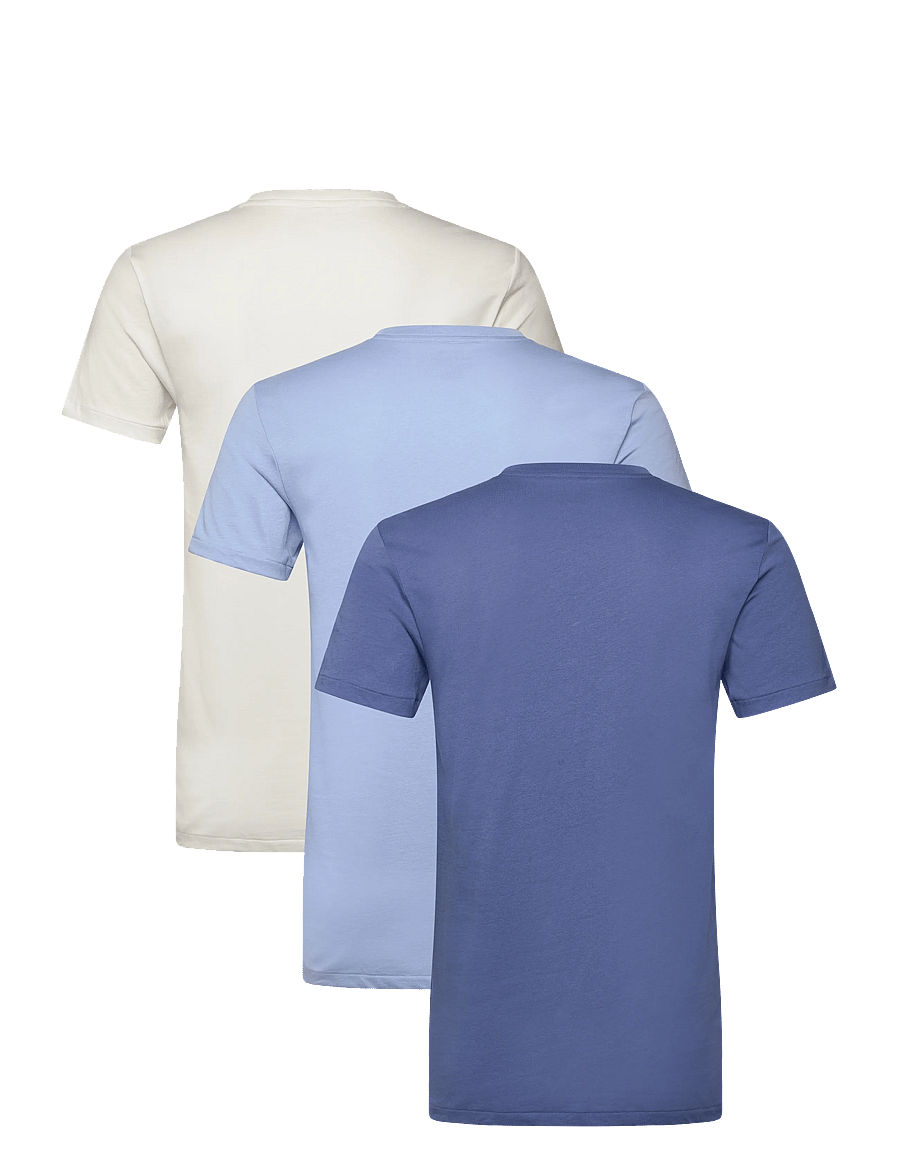 Polo Ralph Lauren - Slim Crewneck 3-Pack - multipack t-shirts - 3pk dckwsh wht/ch - 1