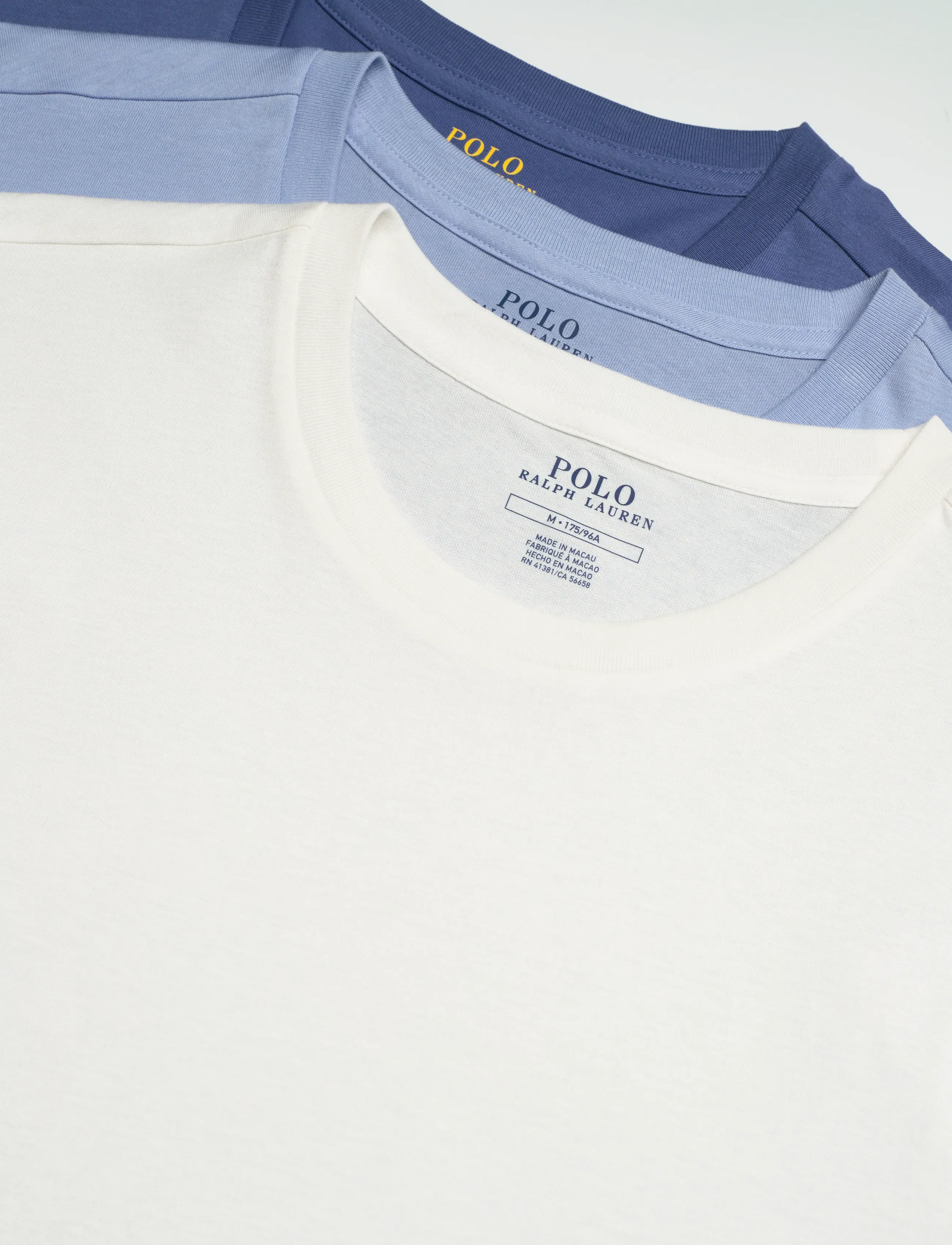 Polo Ralph Lauren - Slim Crewneck 3-Pack - t-shirts im multipack - 3pk dckwsh wht/ch - 1