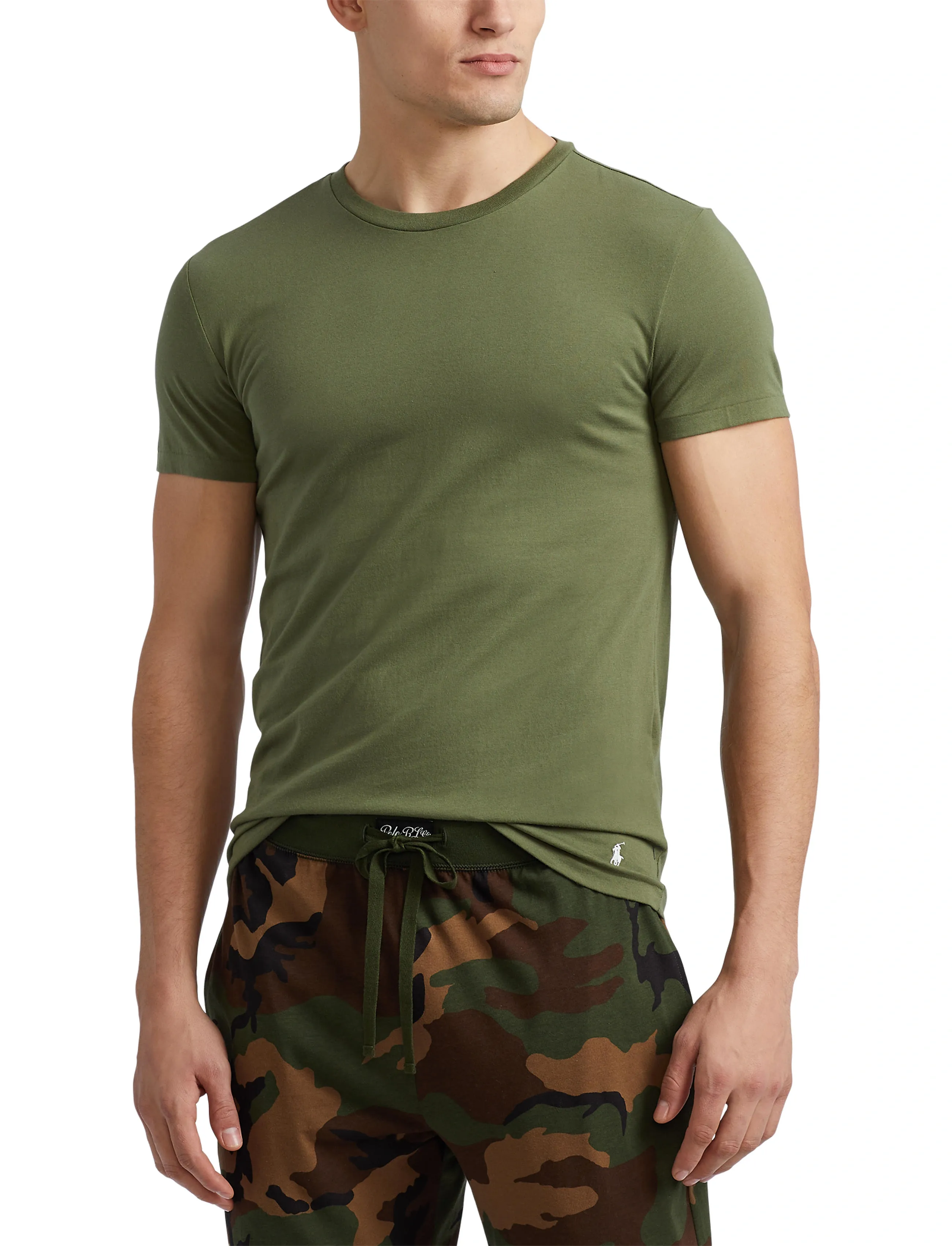 Polo Ralph Lauren - Slim Crewneck 3-Pack - t-shirts im multipack - 3pk lt olv/cls dr - 4