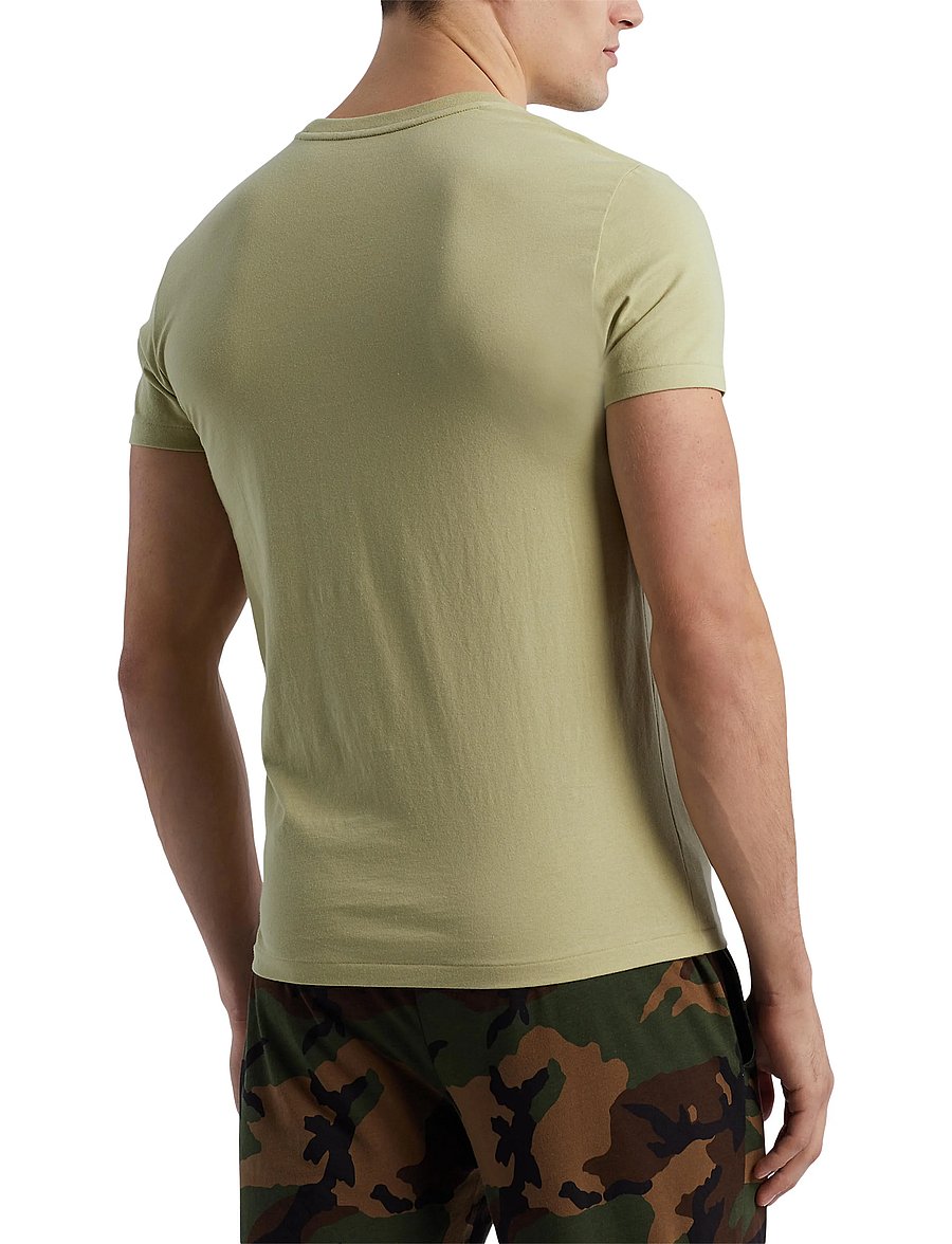 Polo Ralph Lauren - Slim Crewneck 3-Pack - t-shirts im multipack - 3pk lt olv/cls dr - 5