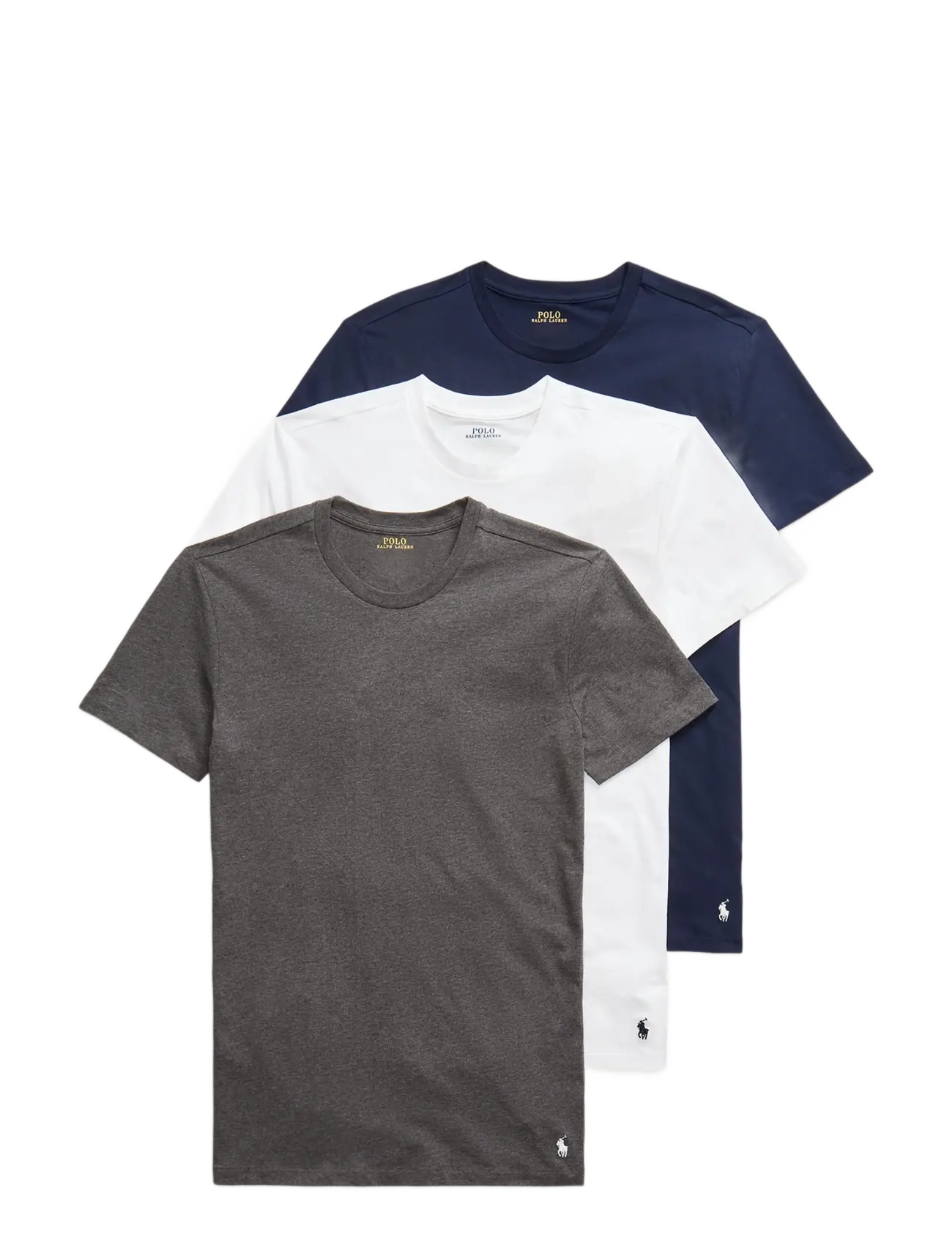 Slim Crewneck 3-Pack - 3PK NAVY/BRCLY HT