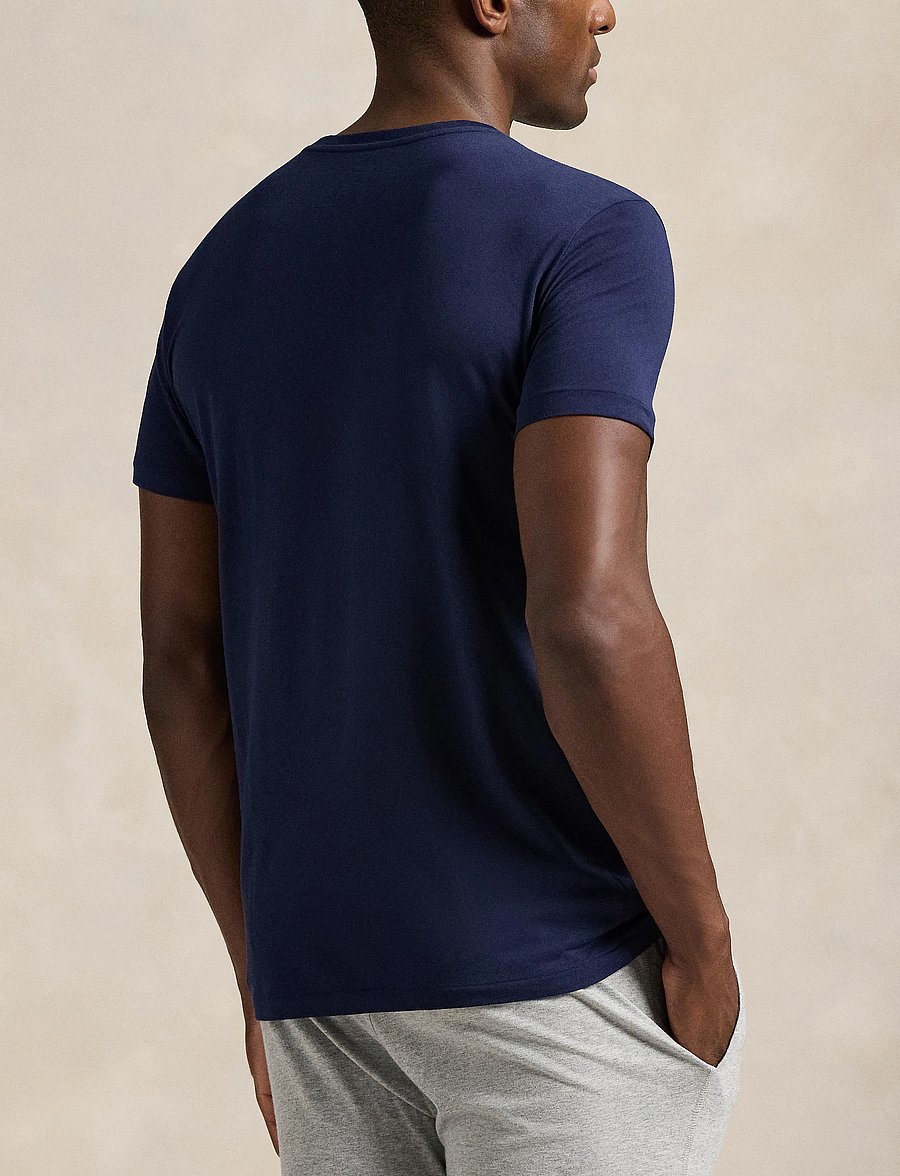 Polo Ralph Lauren - Slim Crewneck 3-Pack - t-paidat monipakkauksessa - 3pk navy/brcly ht - 2