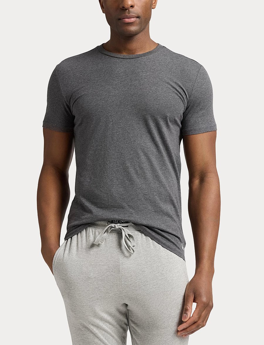 Polo Ralph Lauren - Slim Crewneck 3-Pack - t-paidat monipakkauksessa - 3pk navy/brcly ht - 5