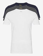 Polo Ralph Lauren Underwear - Slim Crewneck 3-Pack - multipack t-skjorter - 3pk navy/charcoal - 0