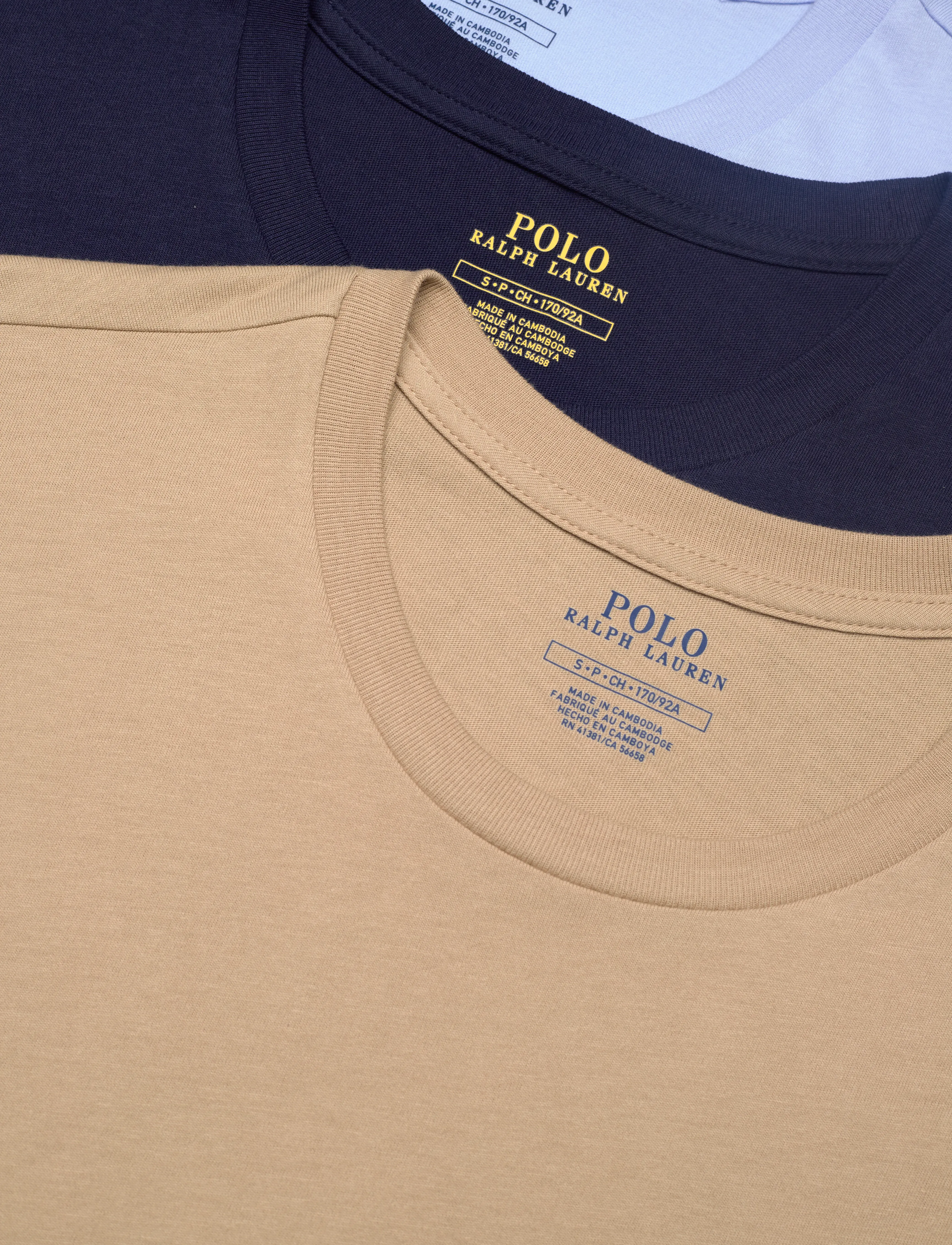 Polo Ralph Lauren - BCI COTTON-3PK-UCR - 3pk navy/office b - 1