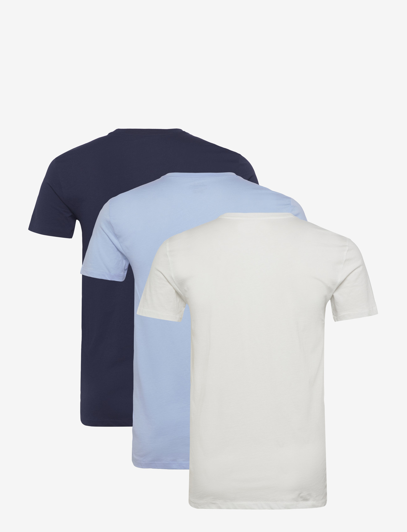 Polo Ralph Lauren - Slim Crewneck 3-Pack - t-särkide multipakk - 3pk paper wht/nav - 2