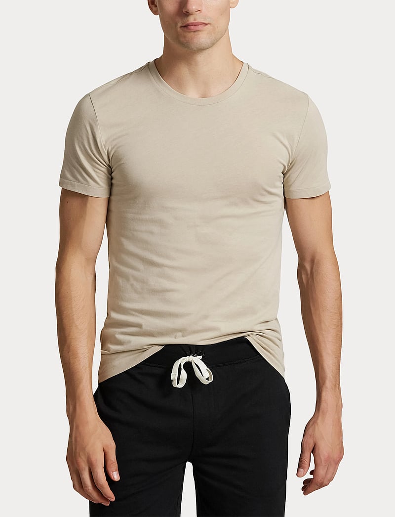 Polo Ralph Lauren - Slim Crewneck 3-Pack - multipack t-shirts - 3pk stnwr gry/brc - 0