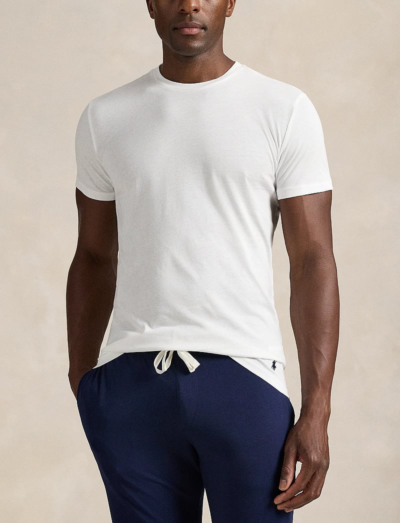 Polo Ralph Lauren - Slim Crewneck 3-Pack - koszulki w multipaku - 3pk white/white/w - 0