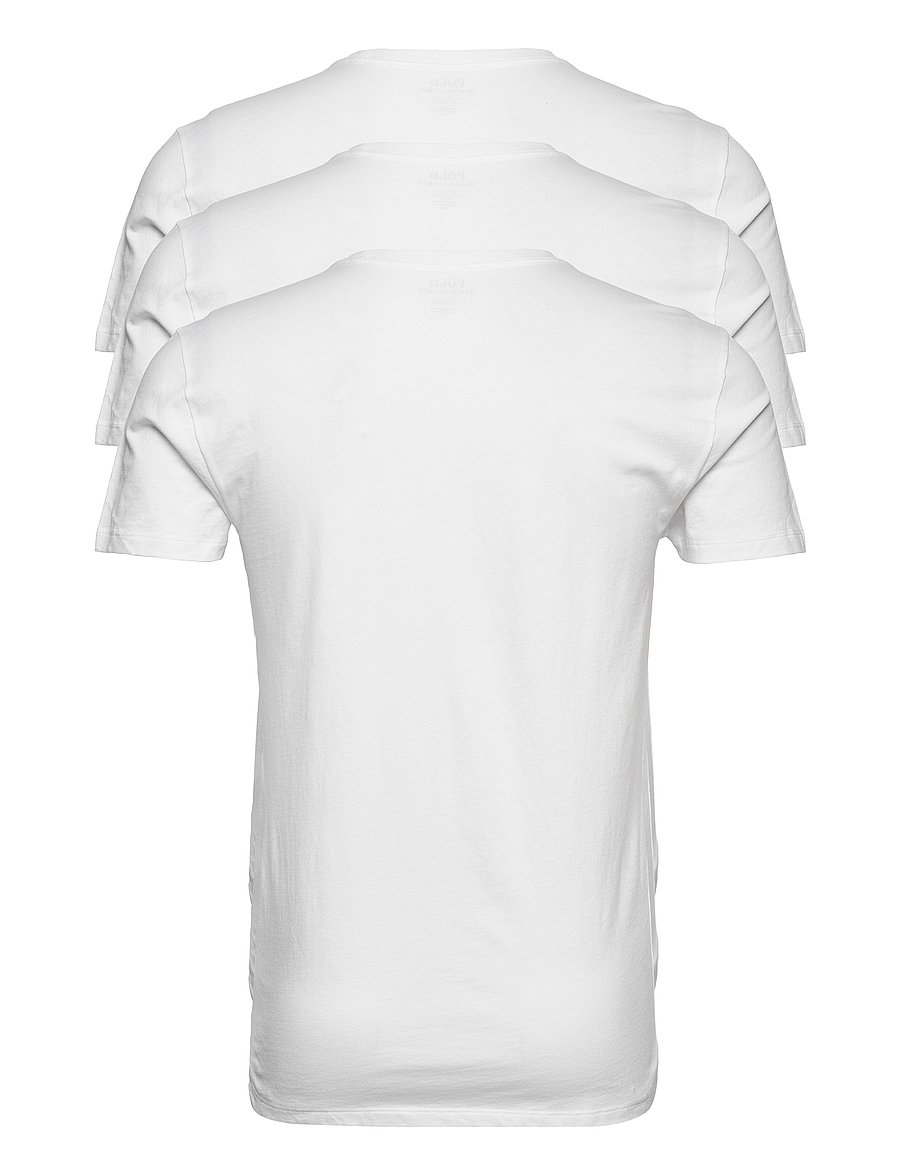 Polo Ralph Lauren - Slim Crewneck 3-Pack - t-shirts im multipack - 3pk white/white/w - 4