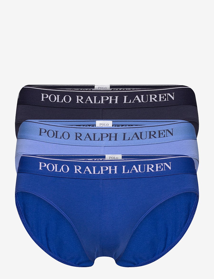 Polo Ralph Lauren - Low-Rise-Brief 3-Pack - multipack kalsonger - 3pk cr nvy/saph star/brmda blu - 1