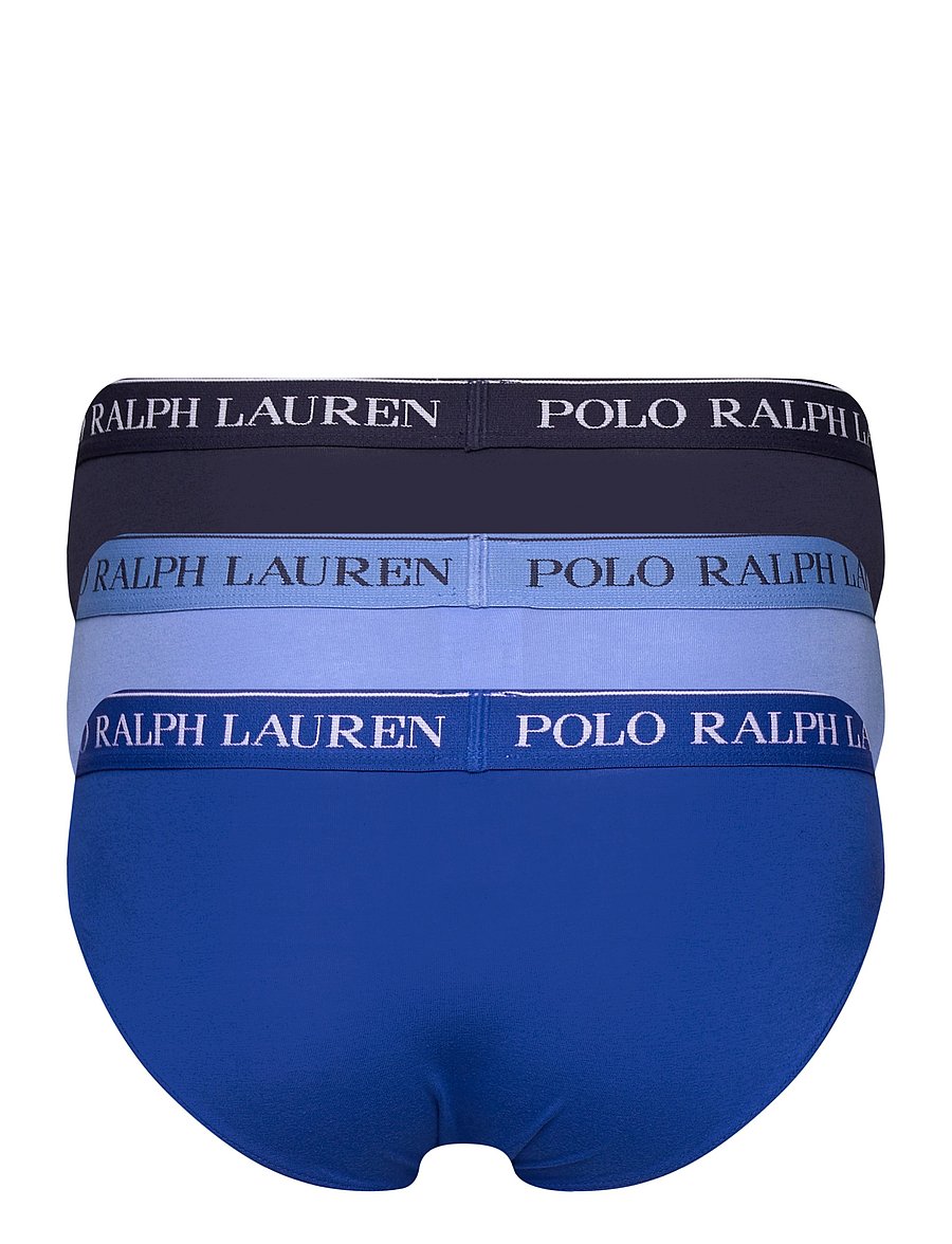 Polo Ralph Lauren - Low-Rise-Brief 3-Pack - unterhosen im multipack - 3pk cr nvy/saph star/brmda blu - 4