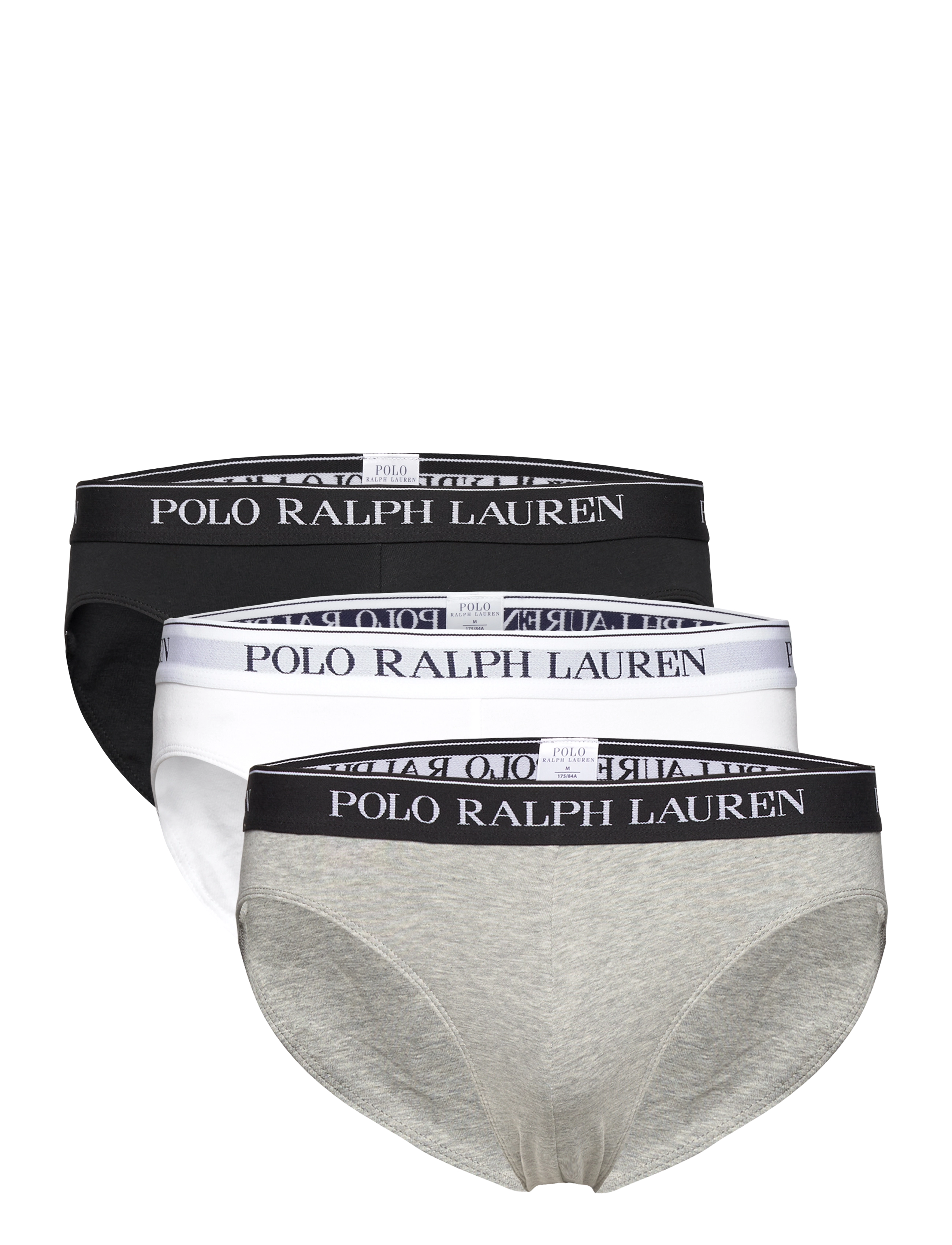 Polo Ralph Lauren Low-Rise-Brief 3-Pack - Multipaka apakšveļa - 3PK WHITE/POLO BLK/ANDOVER HTR / grey