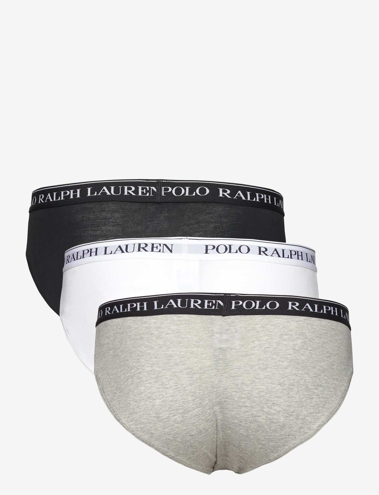 Polo Ralph Lauren - Low-Rise-Brief 3-Pack - multipack underbukser - 3pk white/polo blk/andover htr - 3