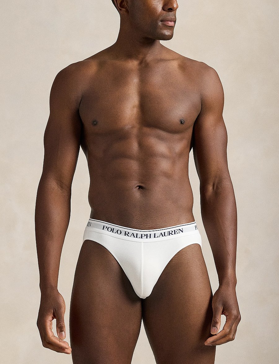 Polo Ralph Lauren - Low-Rise-Brief 3-Pack - multipakk aluspüksid - 3pk white/polo blk/andover htr - 0