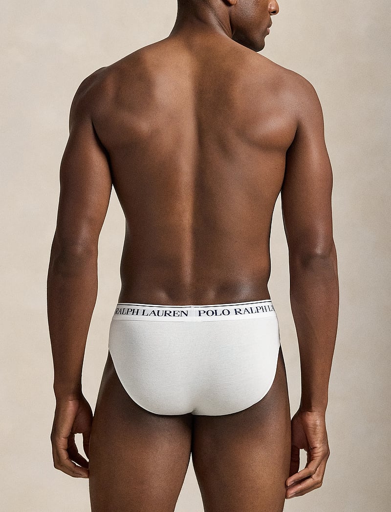 Polo Ralph Lauren - Low-Rise-Brief 3-Pack - multipack underbukser - 3pk white/polo blk/andover htr - 1