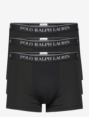 Polo Ralph Lauren Underwear - Stretch Cotton Trunk 3-Pack - kelnaitės - 3pk polo blk/polo blk/polo blk - 0