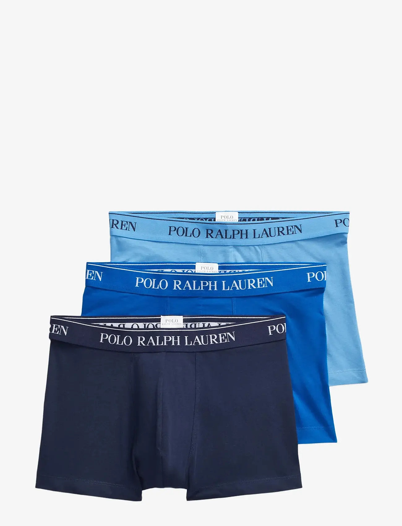 Polo Ralph Lauren - Stretch Cotton Trunk 3-Pack - multipack underbukser - 3pk cr nvy/saph s - 1