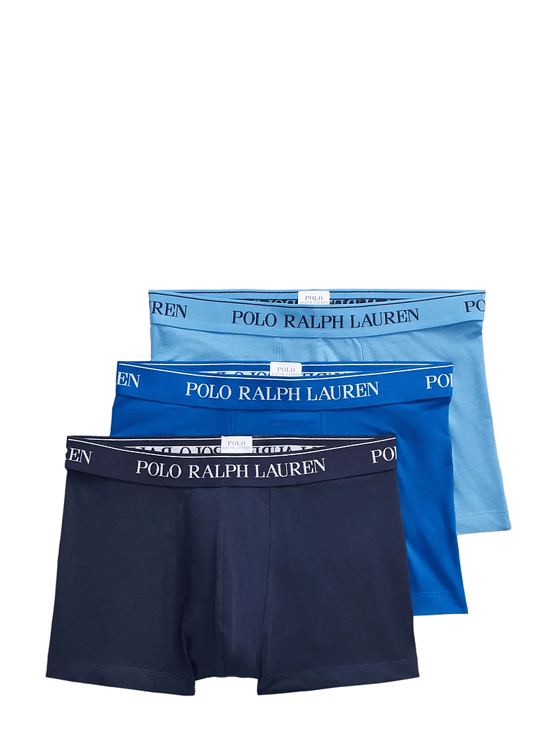 Polo Ralph Lauren - Stretch Cotton Trunk 3-Pack - multipack underbukser - 3pk cr nvy/saph s - 1