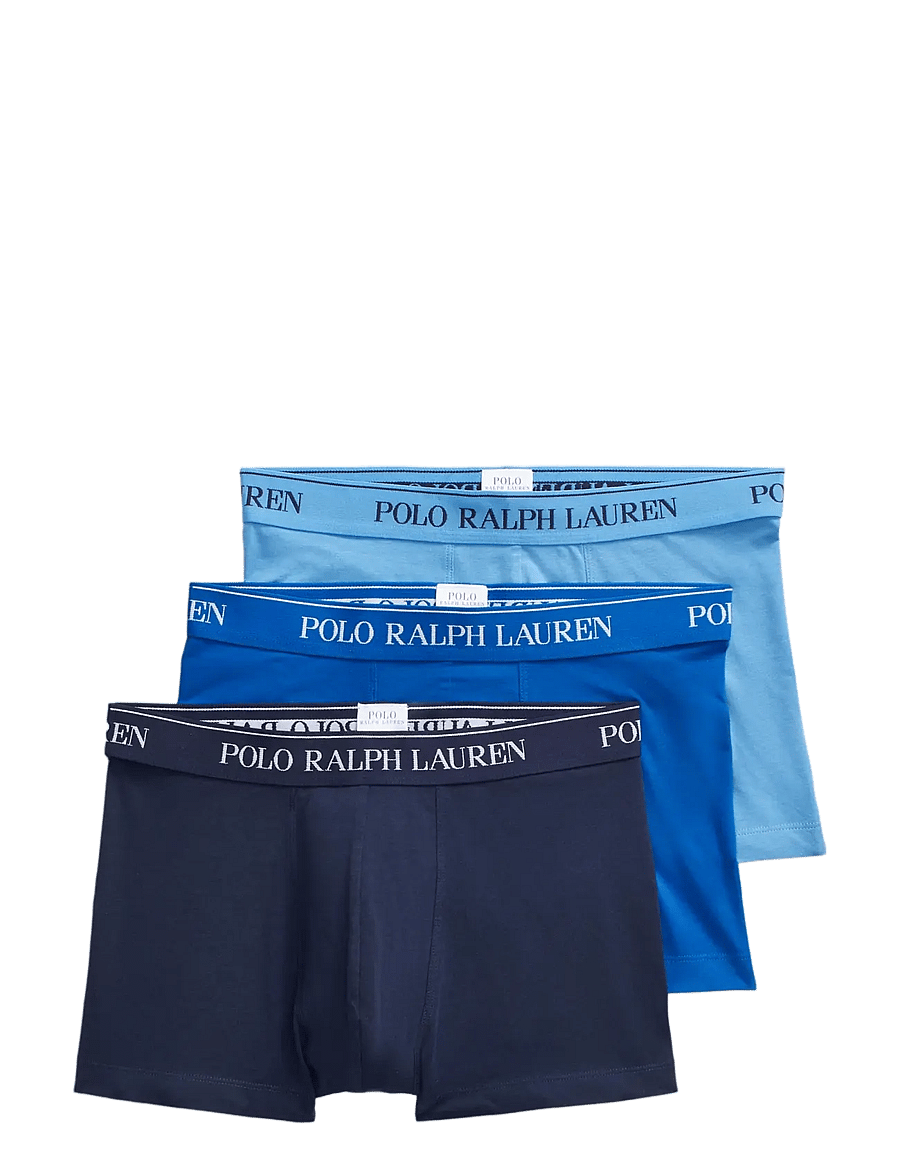 Polo Ralph Lauren - Stretch Cotton Trunk 3-Pack - unterhosen im multipack - 3pk cr nvy/saph s - 1