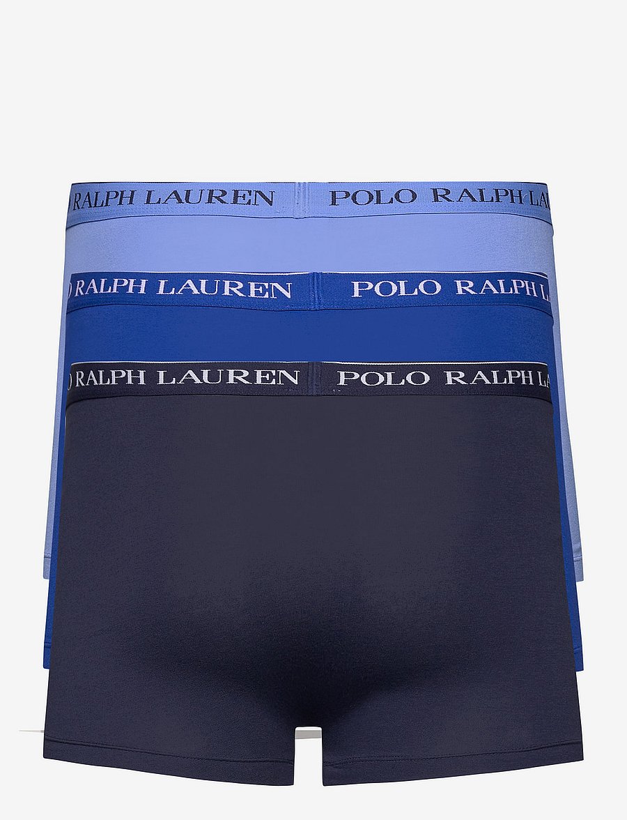 Polo Ralph Lauren - Stretch Cotton Trunk 3-Pack - multipack kalsonger - 3pk cr nvy/saph s - 2