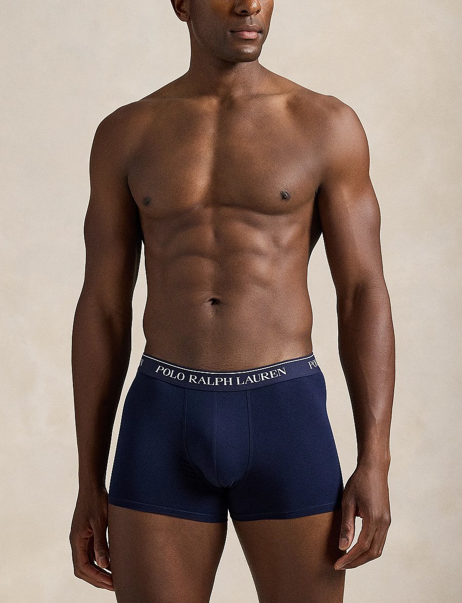 Polo Ralph Lauren - Stretch Cotton Trunk 3-Pack - multipack kalsonger - 3pk cr nvy/saph s - 0