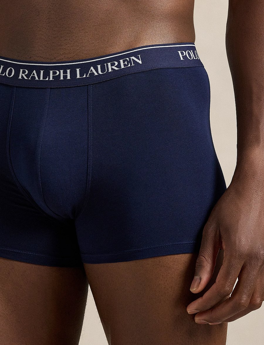 Polo Ralph Lauren - Stretch Cotton Trunk 3-Pack - multipack kalsonger - 3pk cr nvy/saph s - 5