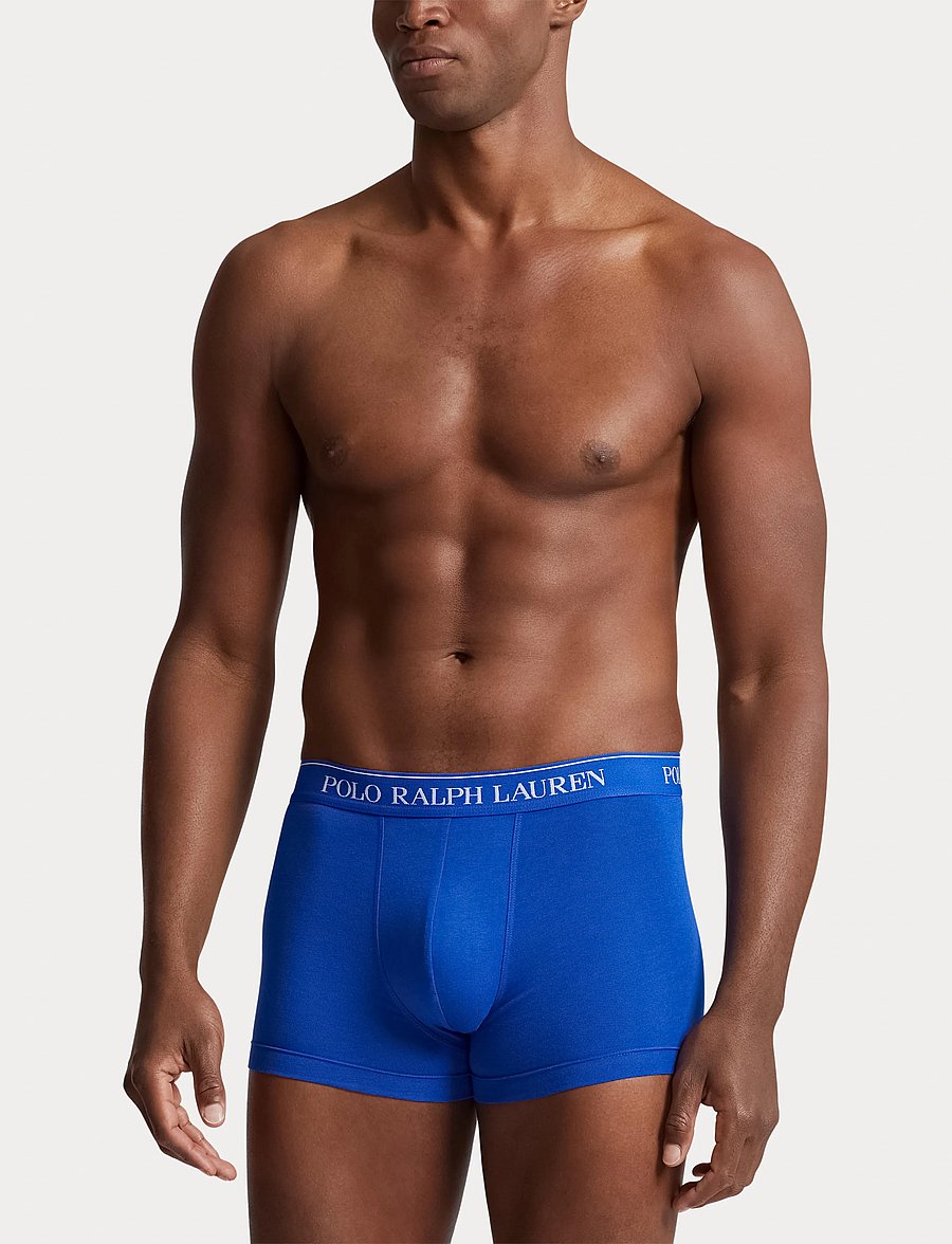 Polo Ralph Lauren - Stretch Cotton Trunk 3-Pack - unterhosen im multipack - 3pk cr nvy/saph s - 3