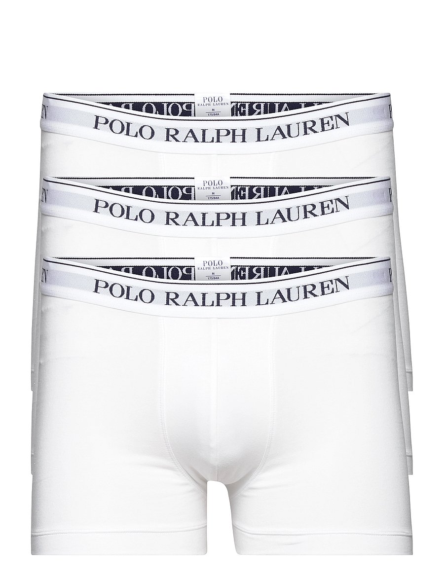 Polo Ralph Lauren - Stretch Cotton Trunk 3-Pack - multipack kalsonger - 3pk white/white/white - 1