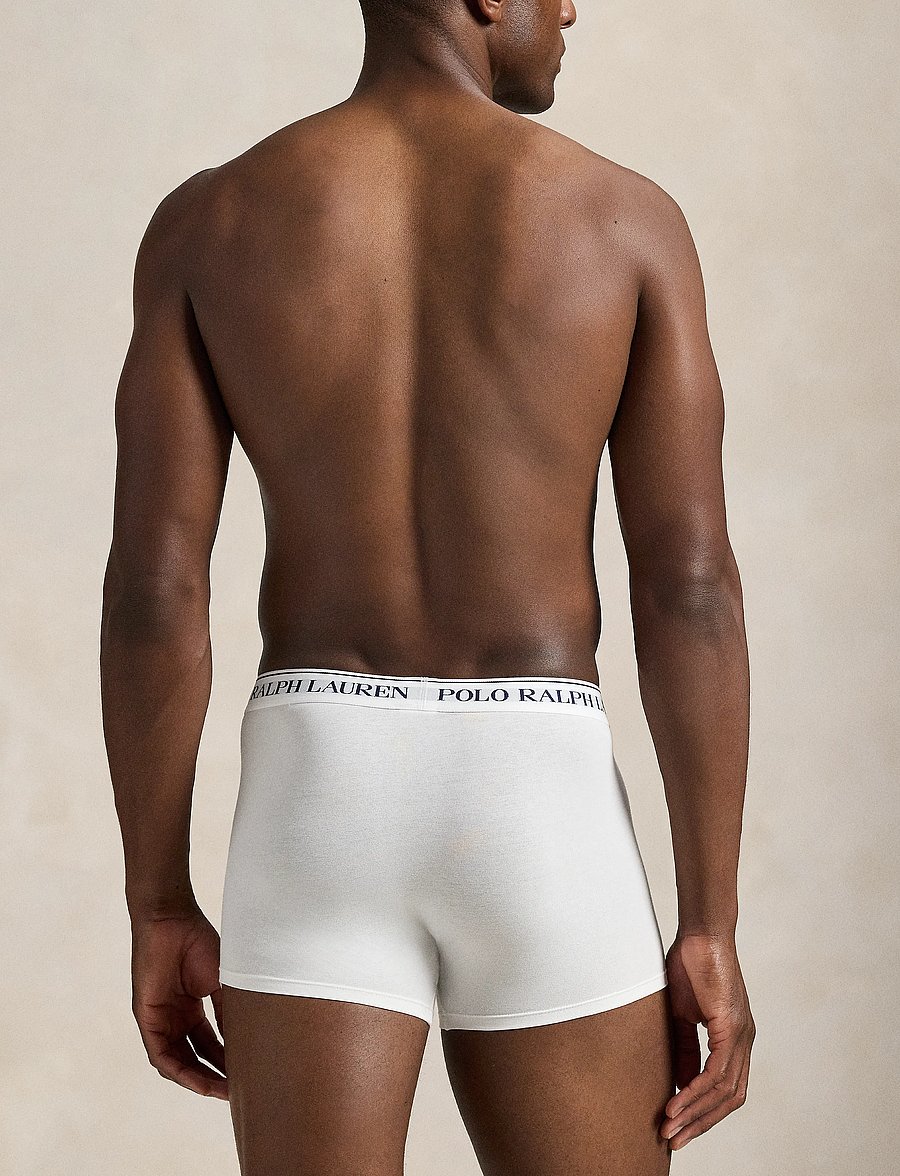 Polo Ralph Lauren - Stretch Cotton Trunk 3-Pack - multipack underpants - 3pk white/white/white - 4