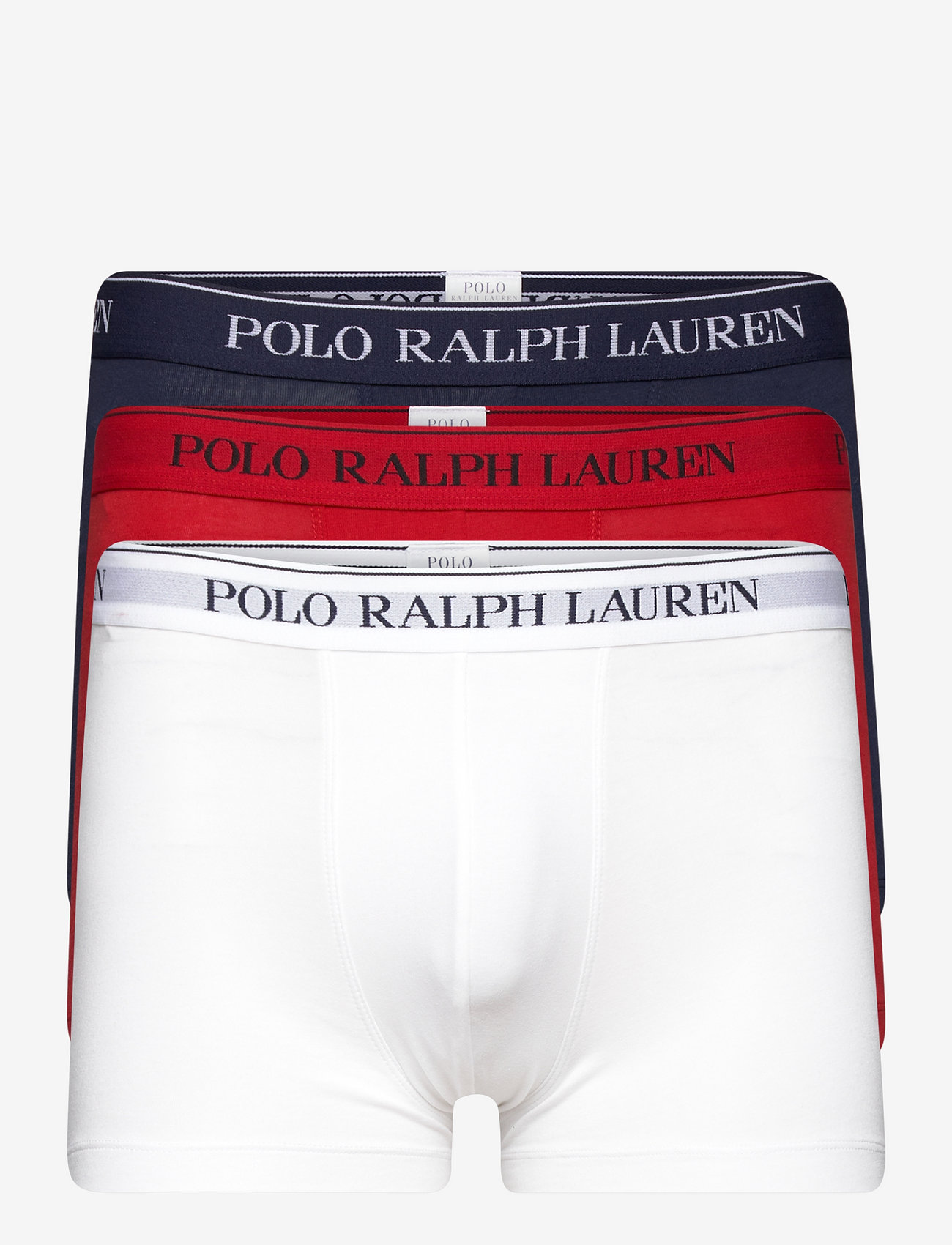 Polo Ralph Lauren - Stretch Cotton Trunk 3-Pack - aluspükste mitmikpakk - 3pk rl2000red/white/cruise nvy - 0