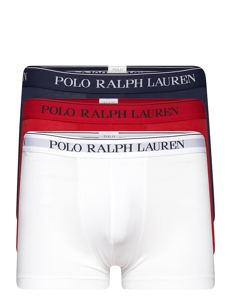 Polo Ralph Lauren - Stretch Cotton Trunk 3-Pack - aluspükste mitmikpakk - 3pk rl2000red/white/cruise nvy - 0