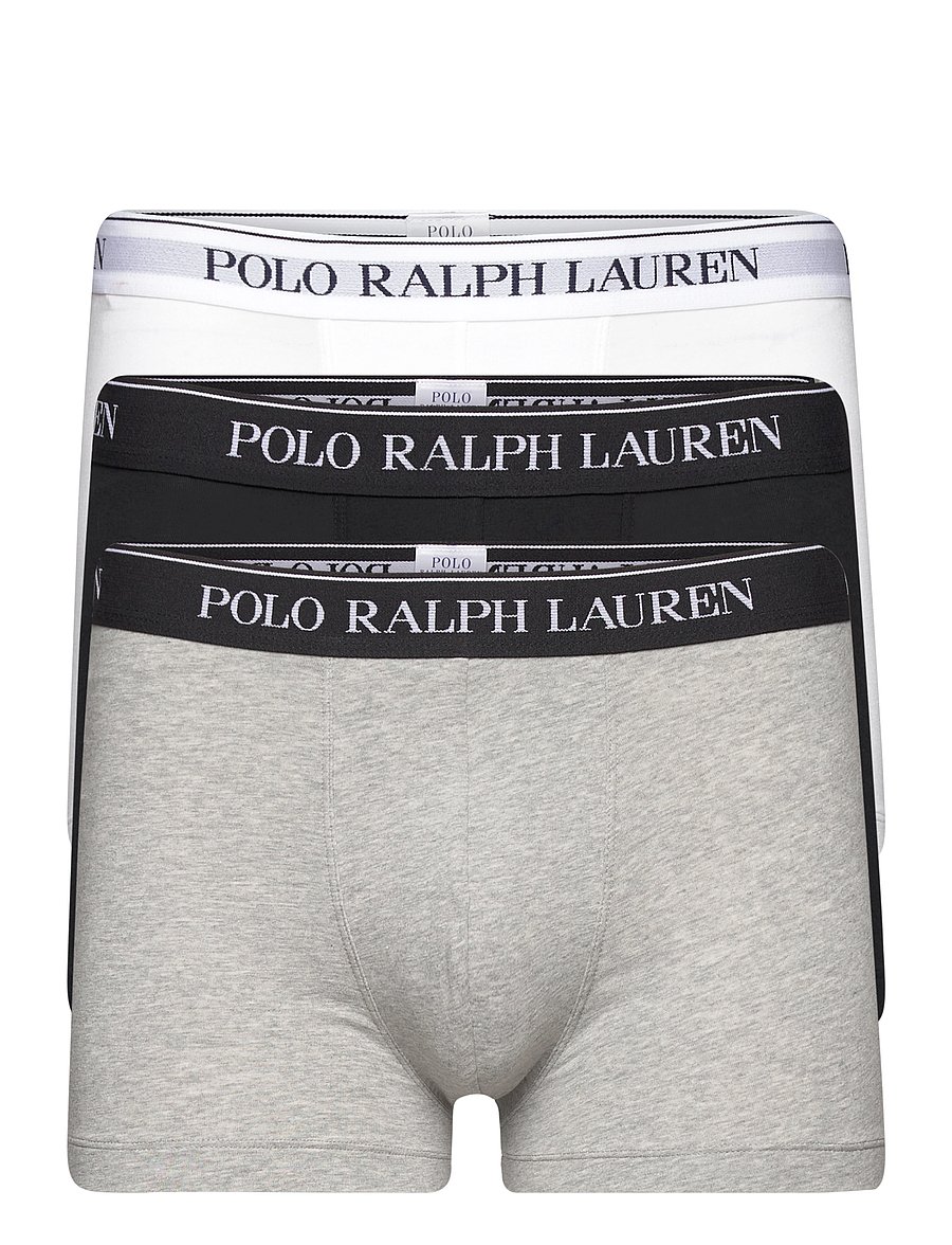 Polo Ralph Lauren - Stretch Cotton Trunk 3-Pack - unterhosen im multipack - 3pk white/polo blk/andover htr - 1
