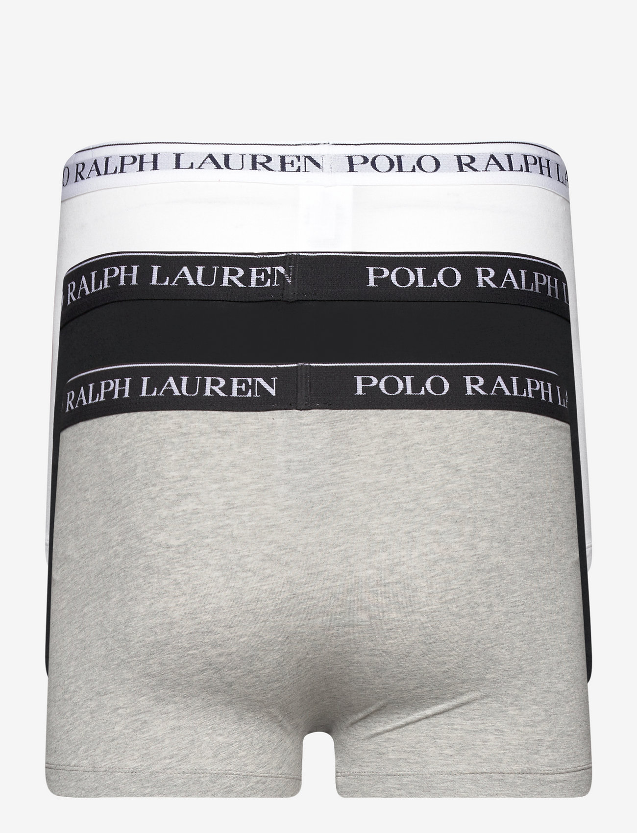 Polo Ralph Lauren - Stretch Cotton Trunk 3-Pack - multipack kalsonger - 3pk white/polo blk/andover htr - 1